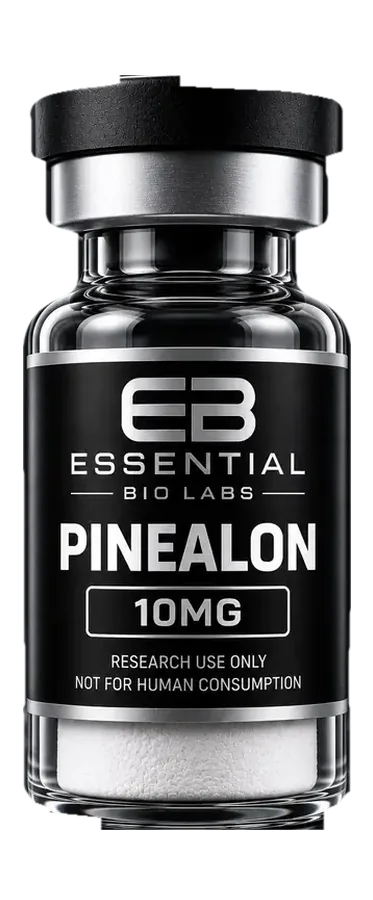 Essential Bio Labs Pinealon 10mg research vial, lyophilized powder